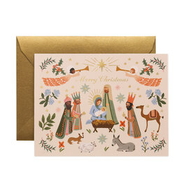 Rifle Paper Nativity Scene Christmas Card