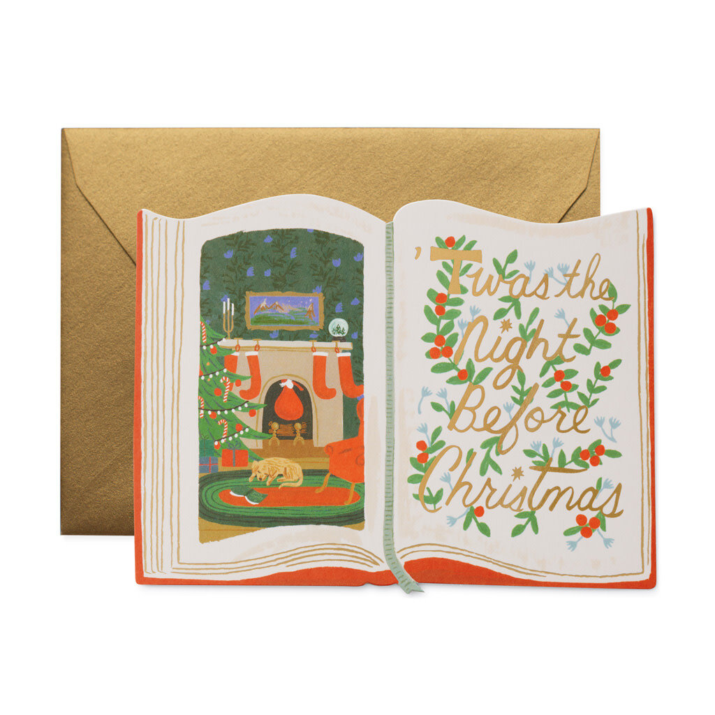 Rifle Paper co. Twas The Night Before Christmas Card