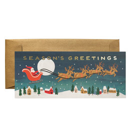 Rifle Paper co. Santa's Sleigh Holiday Card