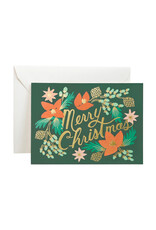 Rifle Paper co. Wintergreen Holiday Card Box of 8