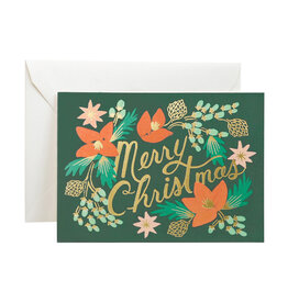 Rifle Paper co. Wintergreen Holiday Card Box of 8