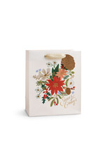 Rifle Paper co. Holiday Bouquet Medium Gift Bag