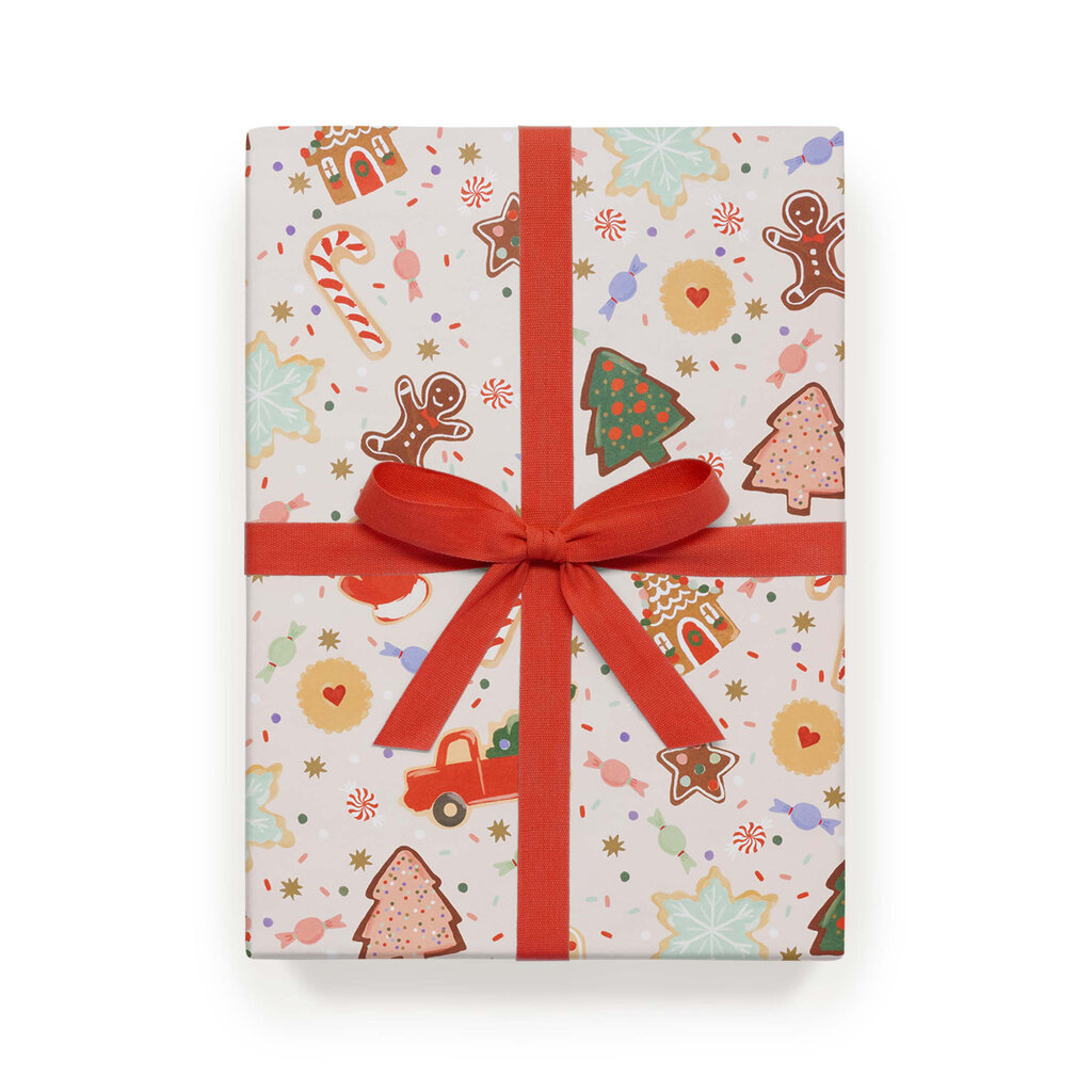 Rifle Paper co. Christmas Cookies Wrap - 3 Sheets