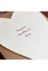 Oblation Papers & Press Happy Mother's Day Greeted Heart Letterpress Card