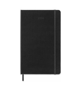 Moleskine 2024 Weekly Vertical Hardcover Planner - Large Black