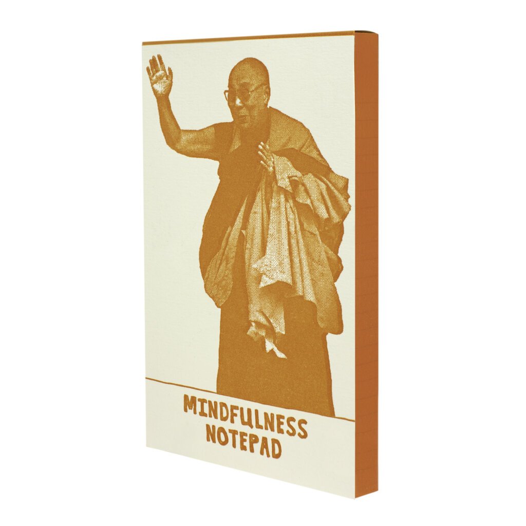 Hat + Wig + Glove Mindfulness Dalai Lama Letterpress Notepad