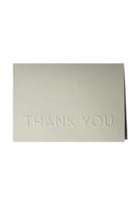 Oblation Papers & Press Embossed Thank You Letterpress Card