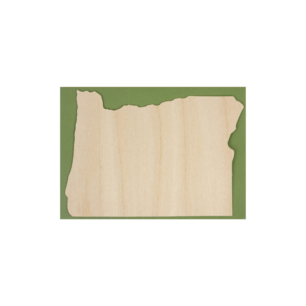 Trees Handmade Paper Deckled Letterpress Note - oblation papers & press