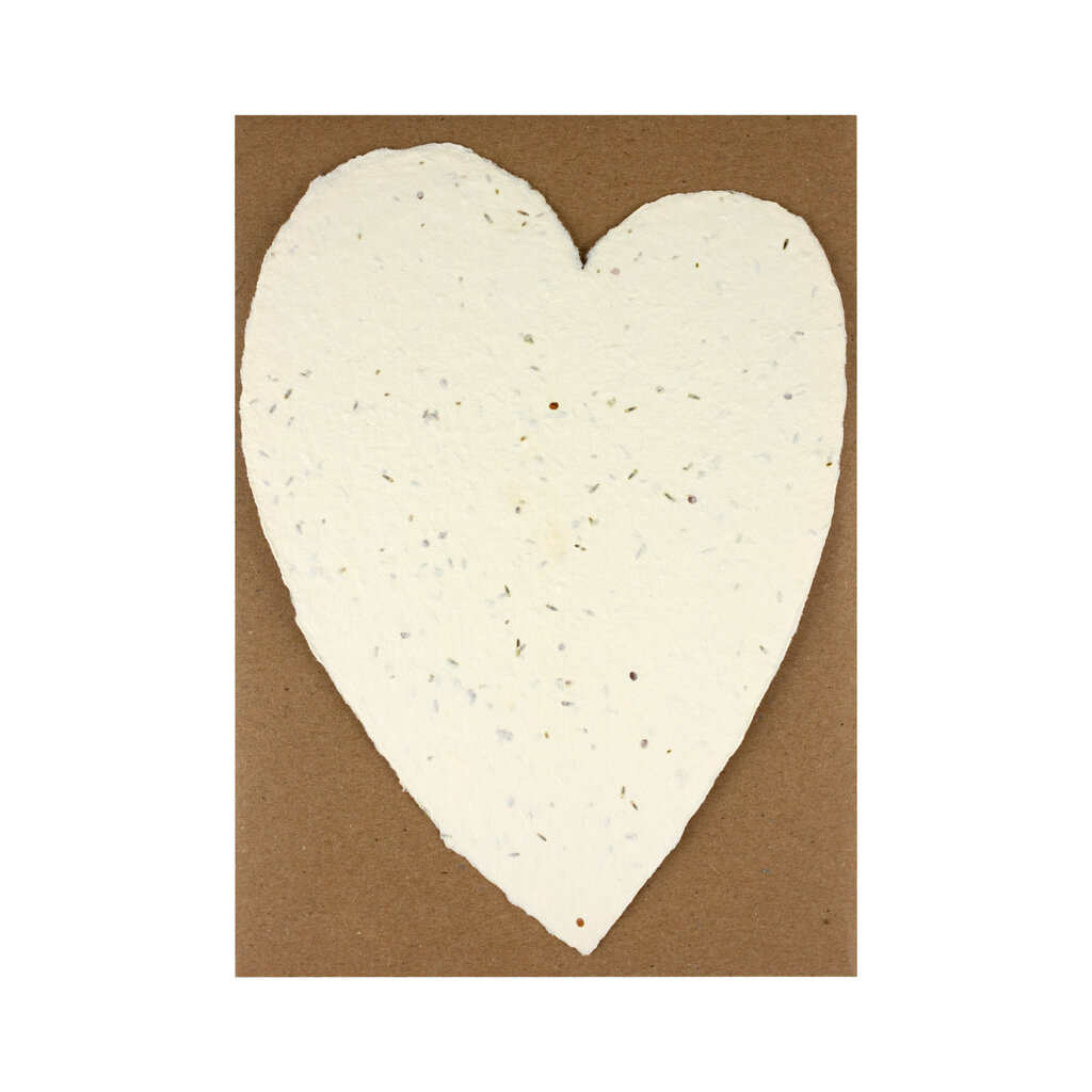 Oblation Papers & Press Large Seed Handmade Paper Heart