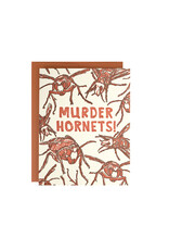 Hat + Wig + Glove Murder Hornets! Supreme Letterpress Card