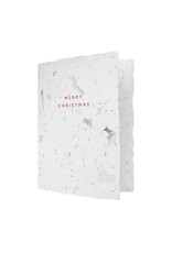 Oblation Papers & Press Merry Christmas Greeted Fern Letterpress Card