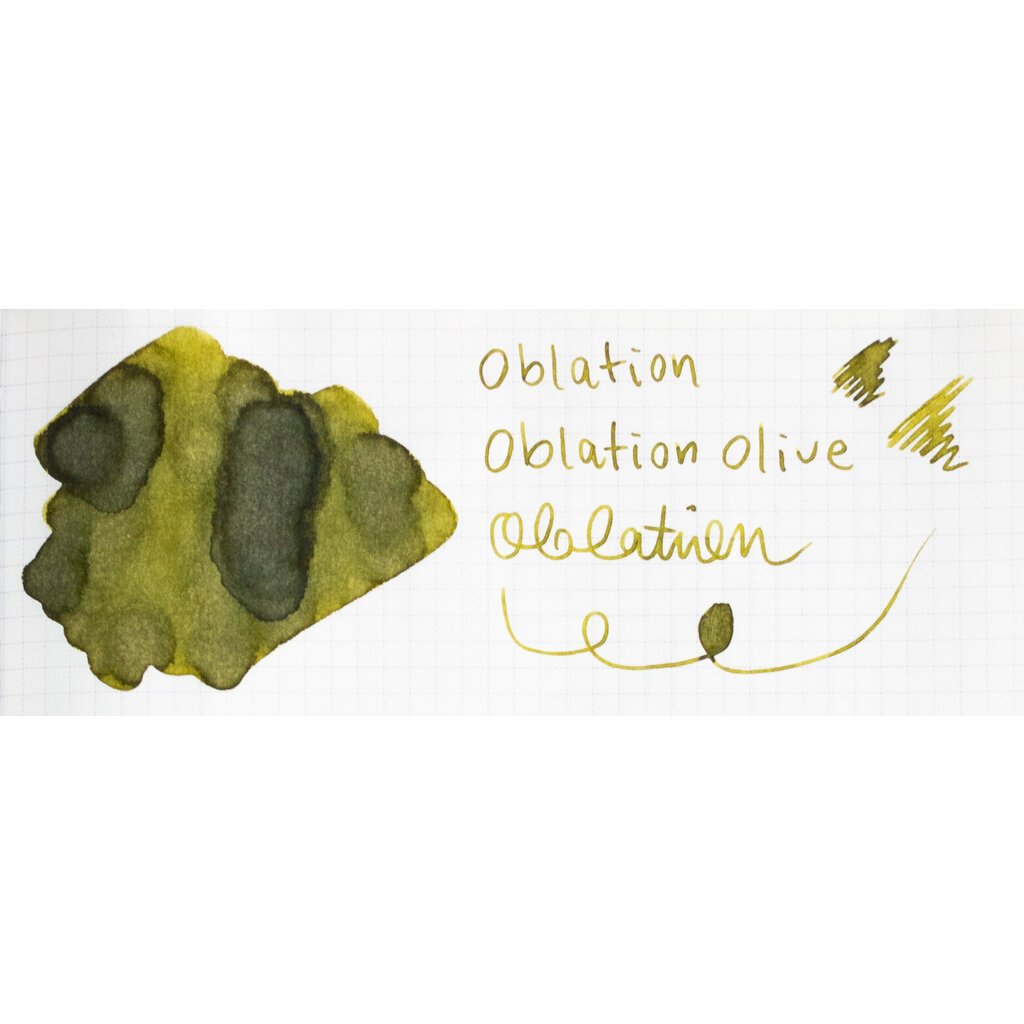 Oblation Papers & Press Oblation Olive Fountain Pen Bottled Ink 30ml
