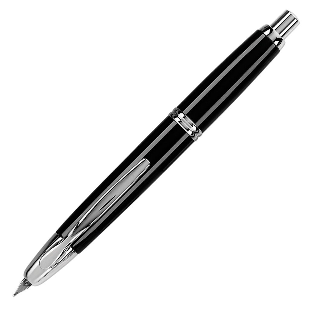 Pilot Pilot Vanishing Point Black & Rhodium Fountain Pen