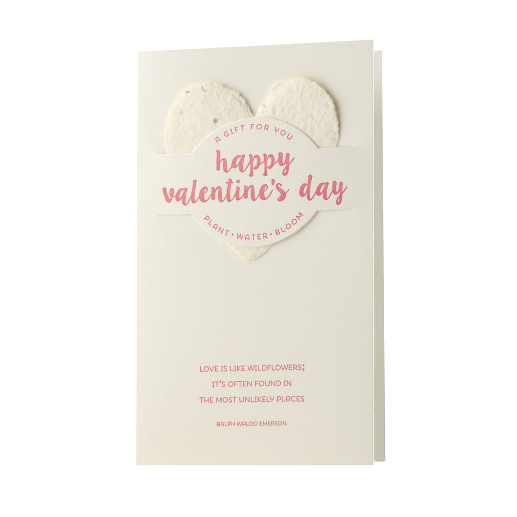 Oblation Papers & Press Valentine's Day Wildflower Mix Letterpress Card
