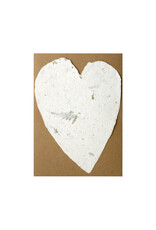 Oblation Papers & Press Large Fern Handmade Paper Heart