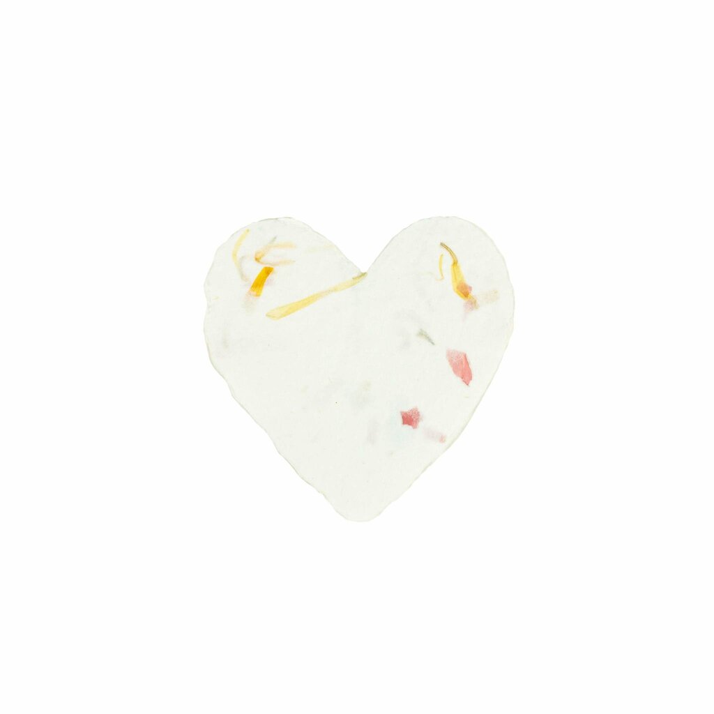 Oblation Papers & Press Petite Floral Handmade Paper Heart