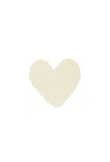 Oblation Papers & Press Petite Cream Handmade Paper Heart