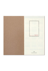 Traveler's Company Refill Weekly Vertical 2024 Traveler's Notebook Diary