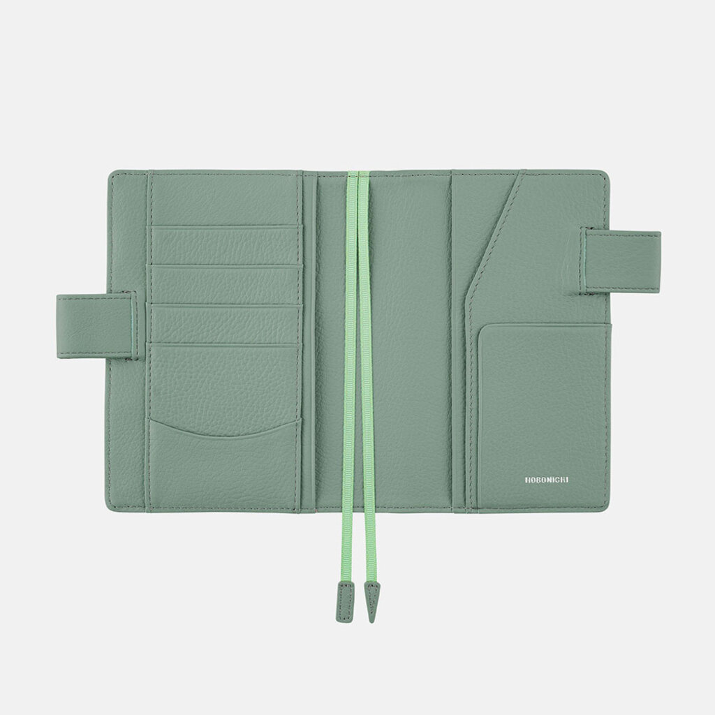 Hobonichi Leather: Water Green A6 Hobonichi Techo [COVER ONLY]