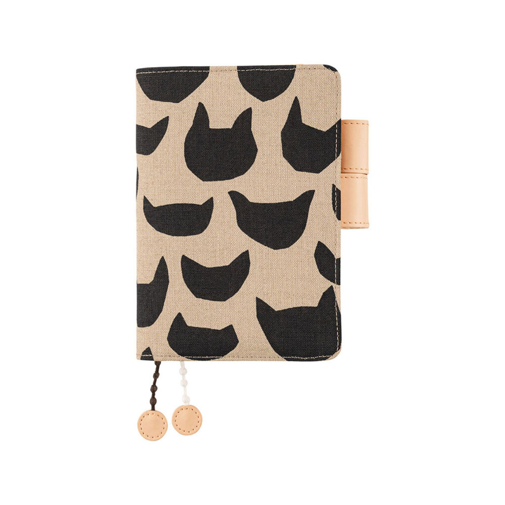 Mina Perhonen: Anone-Anone Black A6 Hobonichi Techo [COVER ONLY