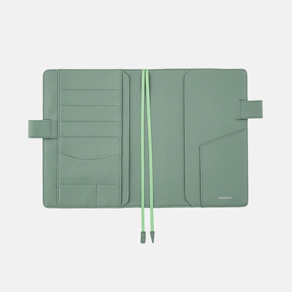 Hobonichi Leather: TS Water Green A5 Hobonichi Techo [COVER ONLY]