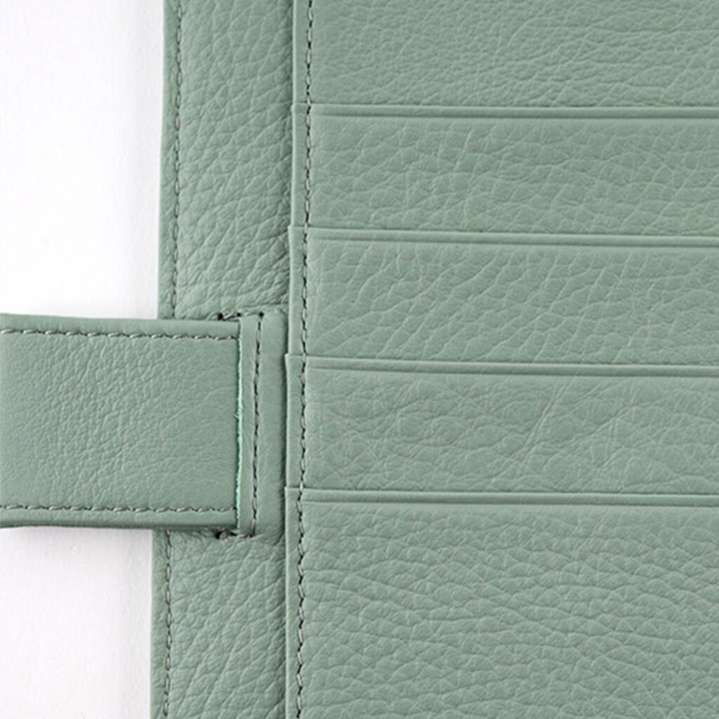 Hobonichi Leather: TS Water Green A5 Hobonichi Techo [COVER ONLY]