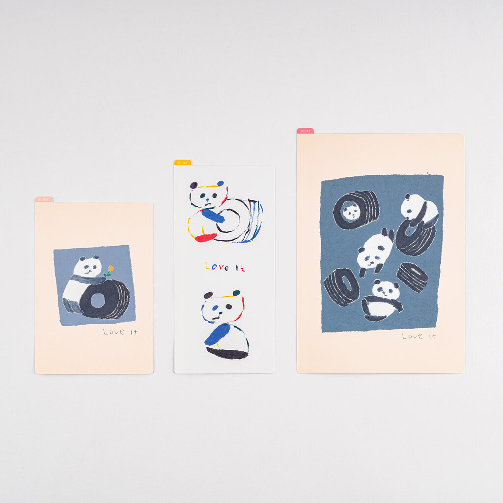 Hobonichi Techo Pencil Board Weeks Love it Panda - oblation papers & press