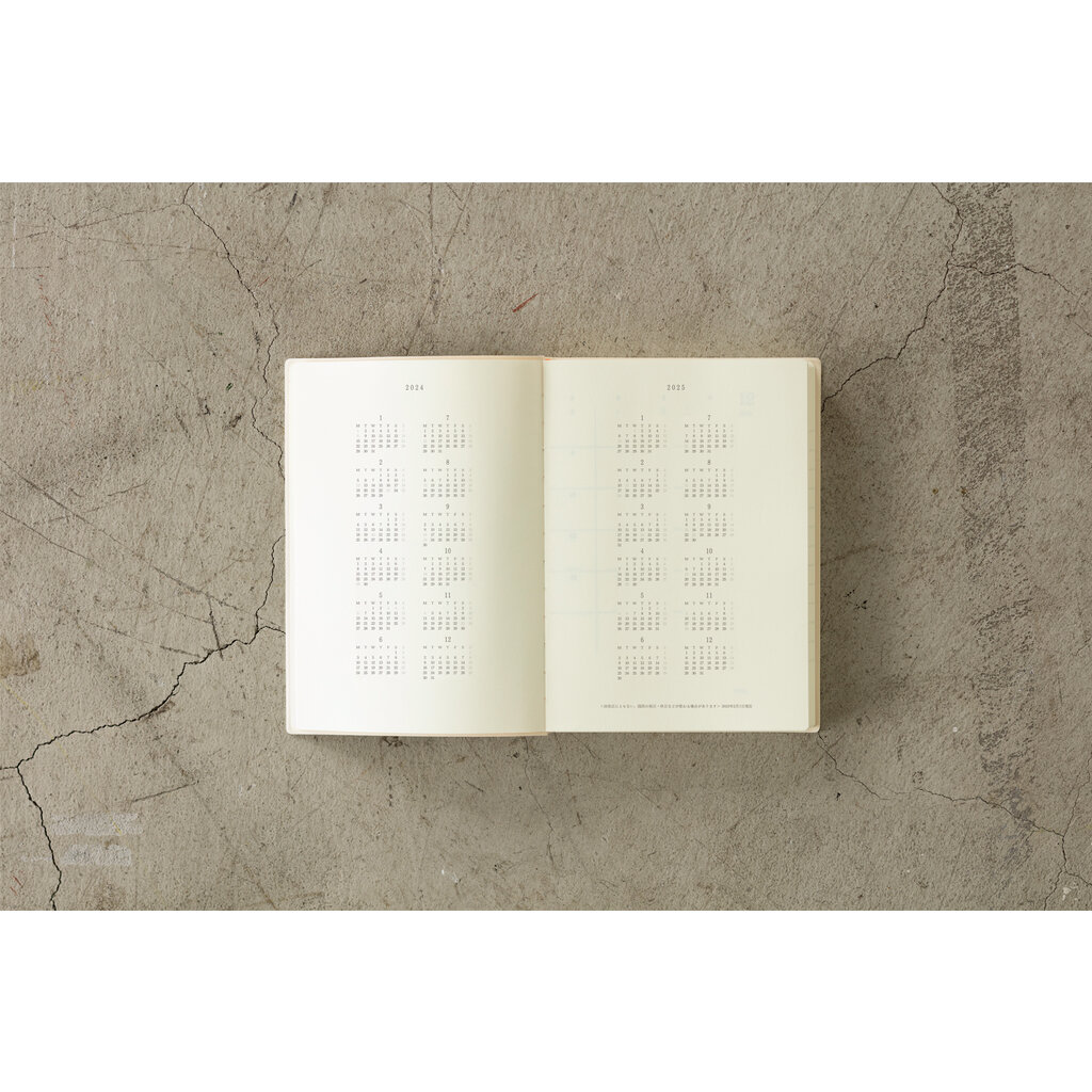 Midori MD Notebook Diary A5 1 Day 1 Page 2024