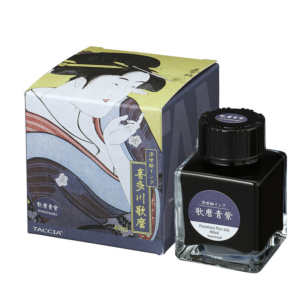 Taccia Taccia Ukiyo-e Aomurasaki Bottled Ink 40ml