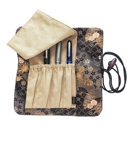 Taccia Kimono Pen Roll 4-Slot - Sakura Night