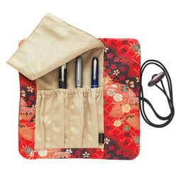 Taccia Kimono Pen Roll 4-Slot - Sakura Festival