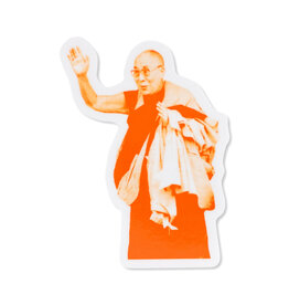 Hat + Wig + Glove Dalai Lama Sticker