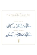 Ferris Wheel Press Blue Legacy Brush Satin Fountain Pen Fine