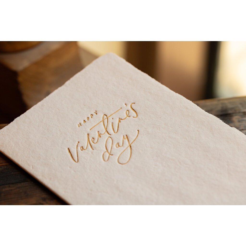 Oblation Papers & Press Valentine's Day Letterpress Calligraphy Note