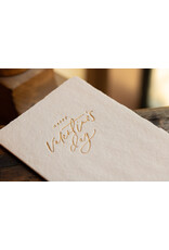 Oblation Papers & Press Valentine's Day Letterpress Calligraphy Note