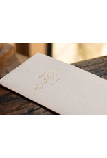 Oblation Papers & Press Happy Anniversary My Love Letterpress Calligraphy Note