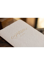 Oblation Papers & Press Congratulations to You Letterpress Calligraphy Note
