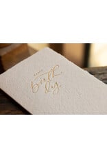 Oblation Papers & Press Happy Birthday Letterpress Calligraphy Note