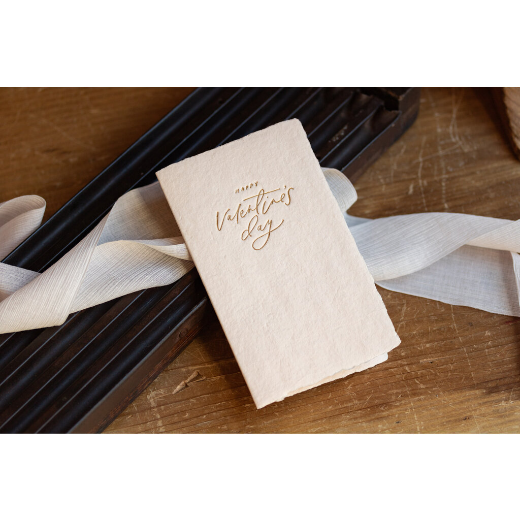 Oblation Papers & Press Valentine's Day Letterpress Calligraphy Note