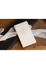 Oblation Papers & Press Joyful Wedding Wishes Letterpress Calligraphy Note