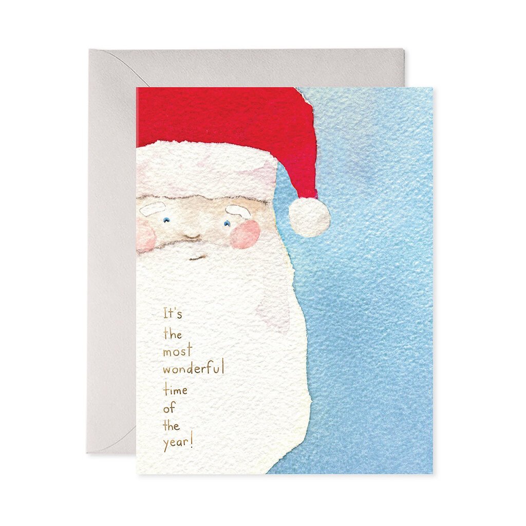 E. Frances Paper Vintage Santa Card