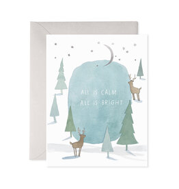 E. Frances Paper All Is Calm Box of 6 cards