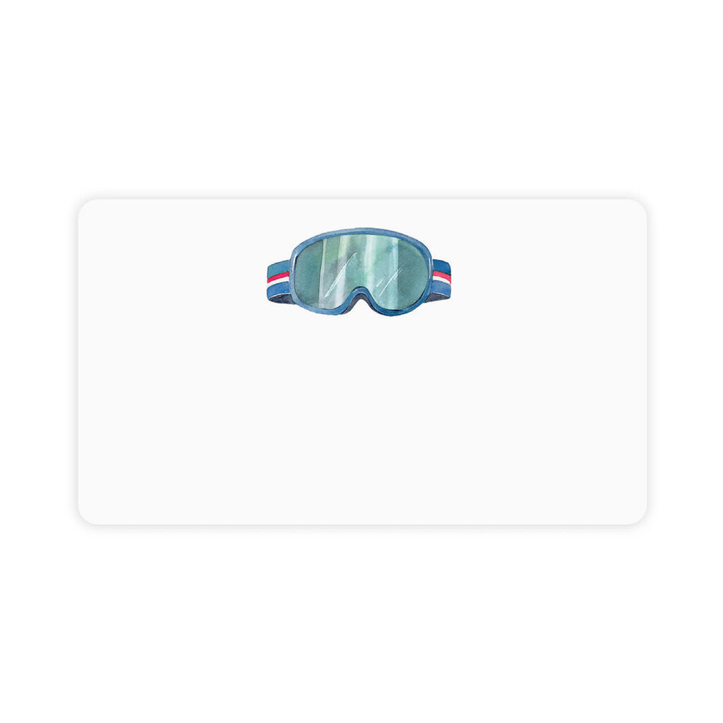 E. Frances Paper Ski Goggles Little Notes