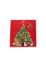 Caspari Caroling Pets Christmas Tree 3D Advent Calendar