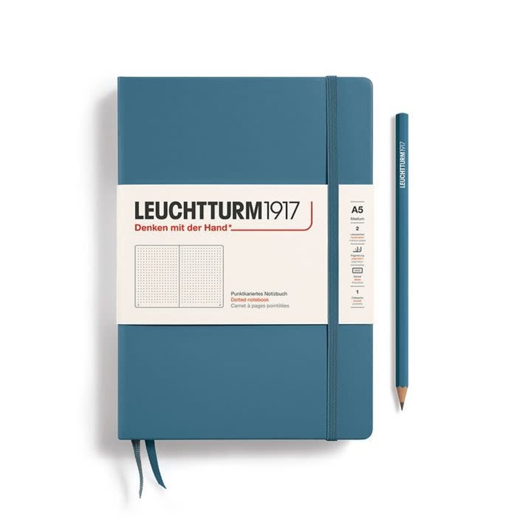 Leuchtturm A5 Medium Hardcover Notebook Stone Blue