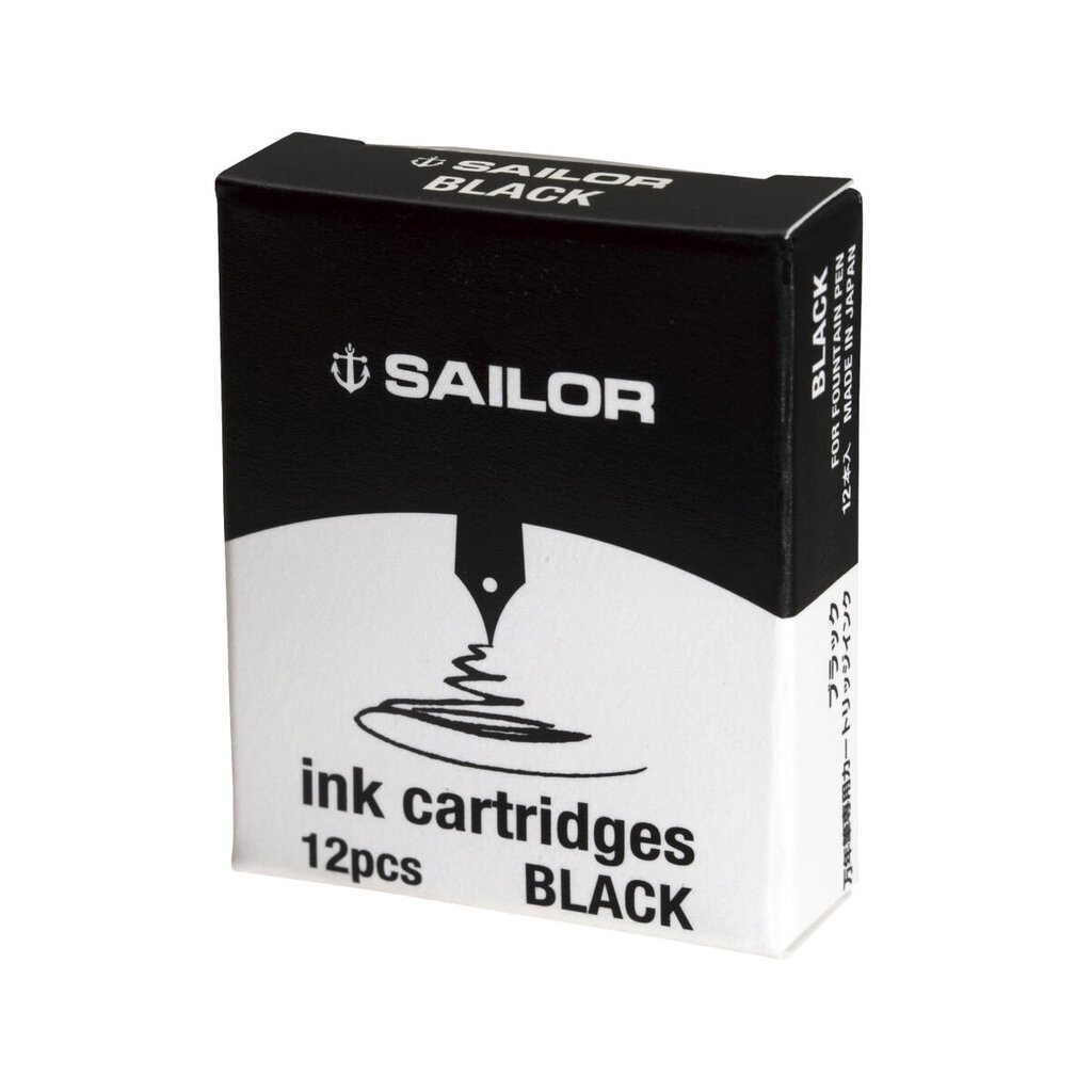 Sailor Sailor Black Ink Cartridges set of 12