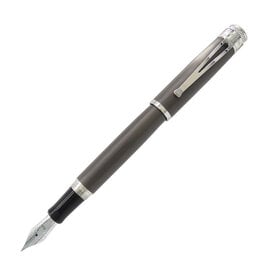 Retro 51 Tornado Black Nickel Platinum Fountain Pen