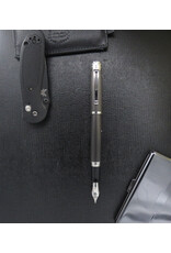 Retro 51 Tornado Black Nickel Platinum Fountain Pen