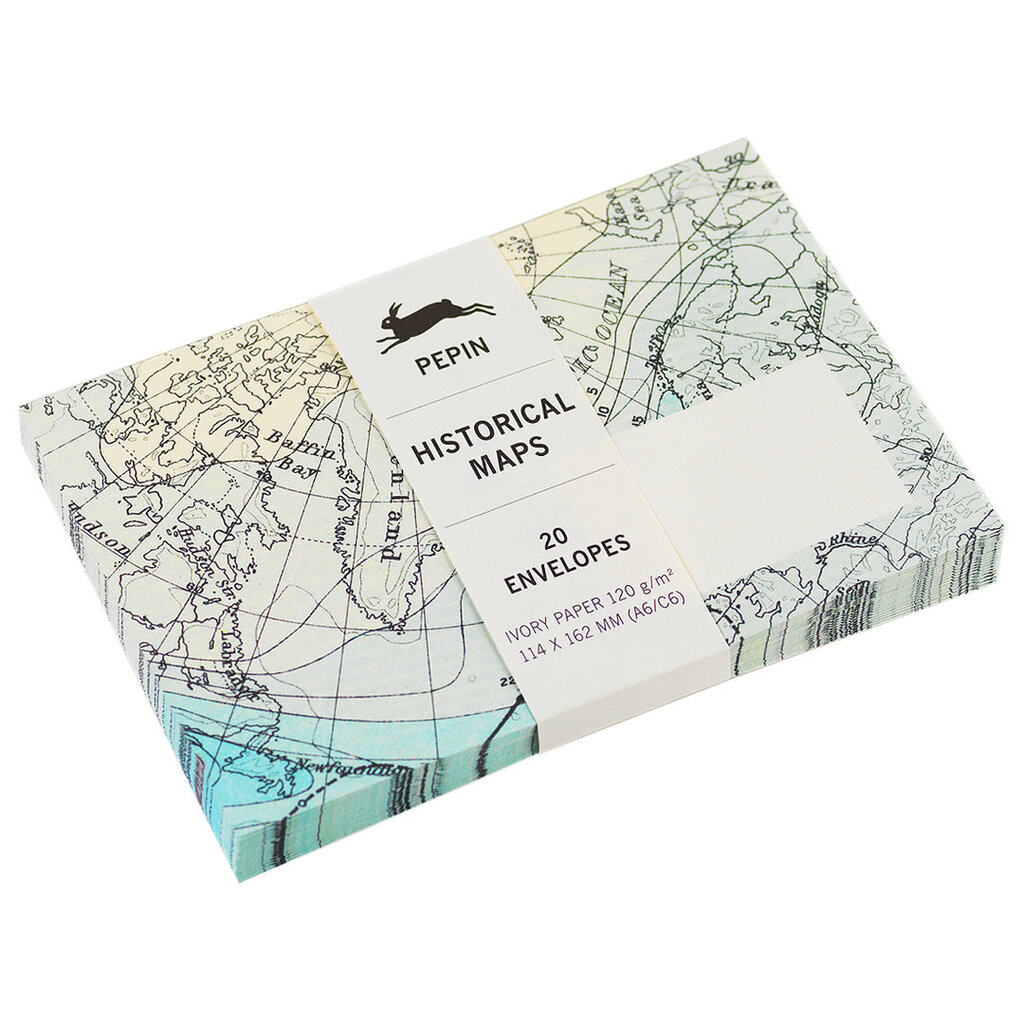 Pepin Pepin Historical Maps A6 Envelopes