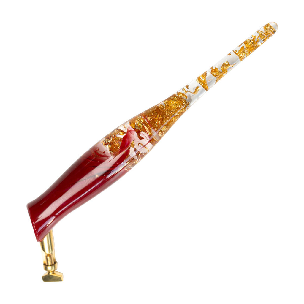 Written Word Crimson & Gold Universal Nib Calligraphy Nib Holder Limited Edition